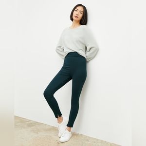 MM LaFleur Stella Leggings - Washable Ponte - Size 6 - Deep Sea Green - NWT